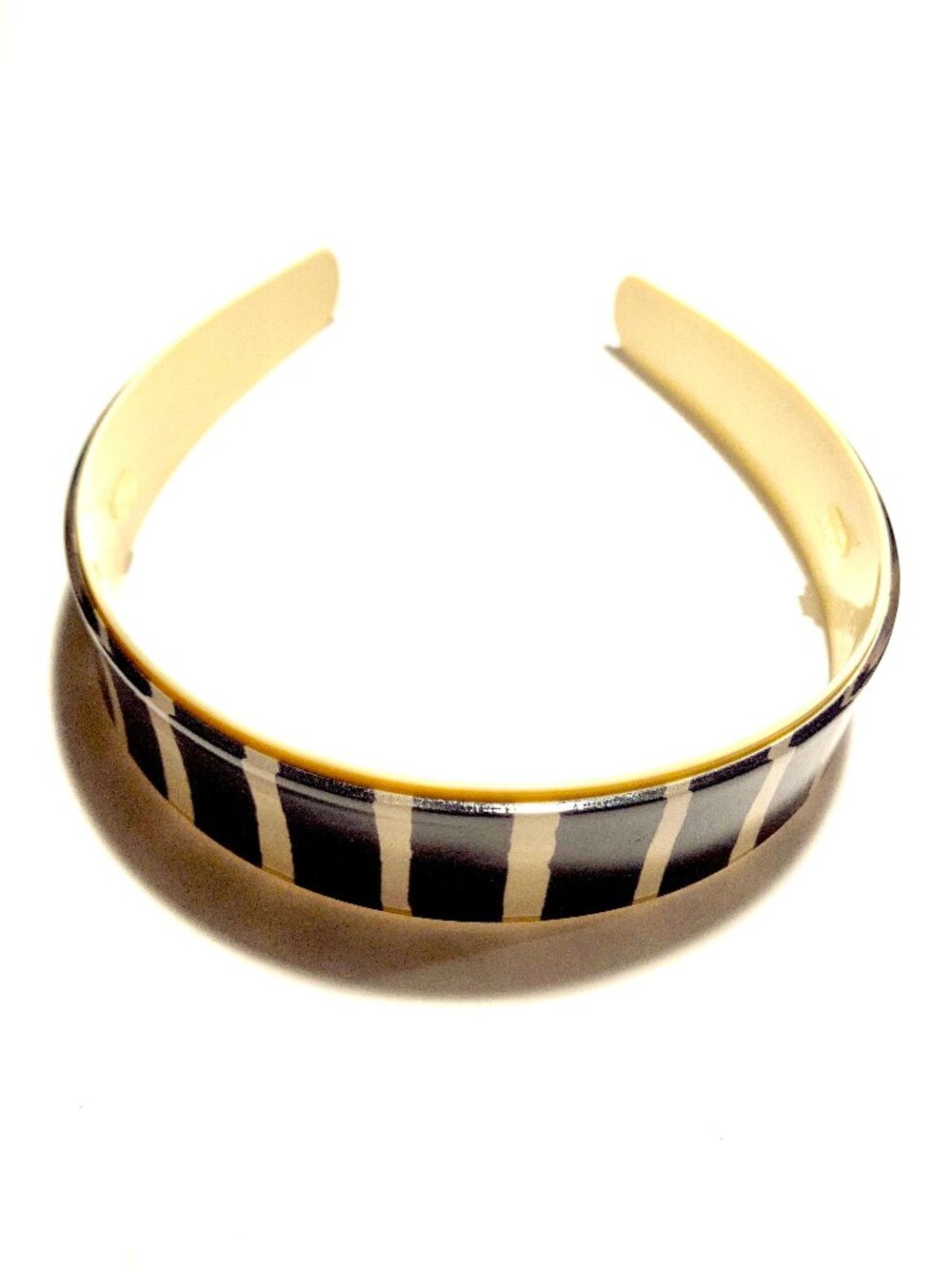 Marimekko “Piccolo” Black Stripe Hair Band, NEW